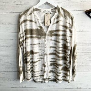 Vintage Havana Long Sleeve Lightweight Tie-Dye NWT Size Small